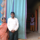 Pictured with her family at their home, Malti Bhai Saav, 38, said her early hysterectomy has left her weak and tired.
